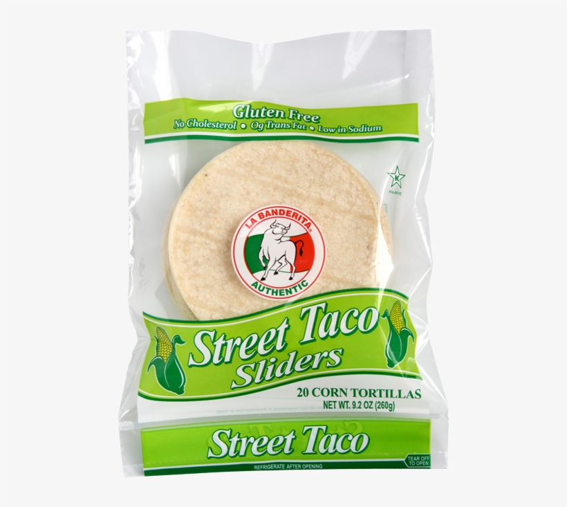 Street Taco Sliders Corn Tortillas - La Banderita Street Taco Corn Tortilla Sliders, transparent png #3417312