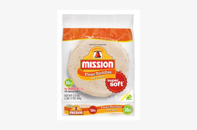 Mission Soft Taco Flour Tortillas - Mission Tortillas, transparent png #3417562