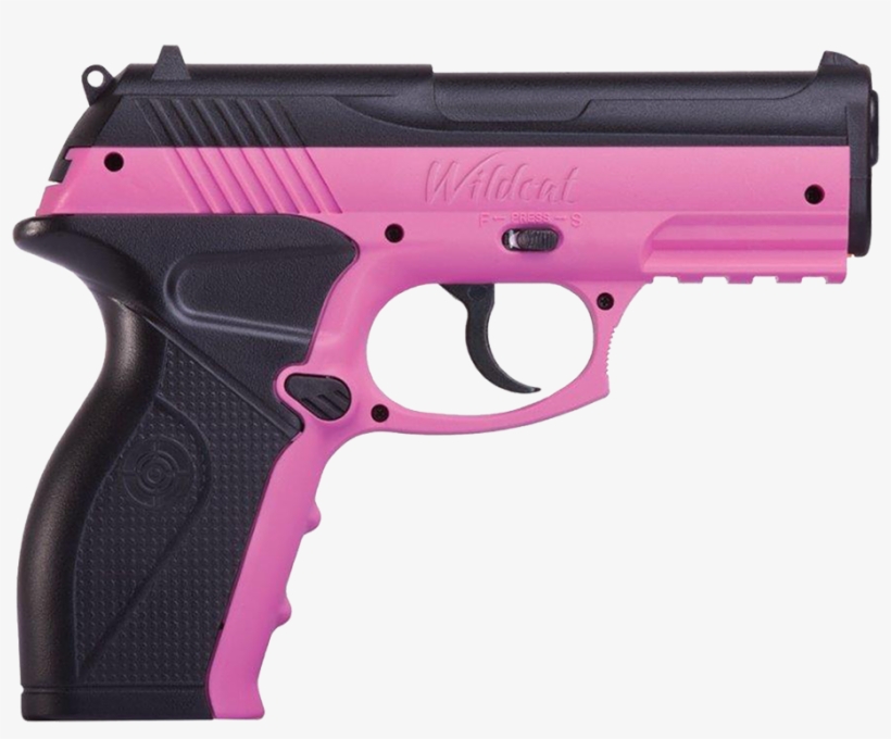Crosman P10pnk Wildcat Air Pistol Semi-automatic - Crosman Wildcat Co2 Pistol Bb, transparent png #3417644