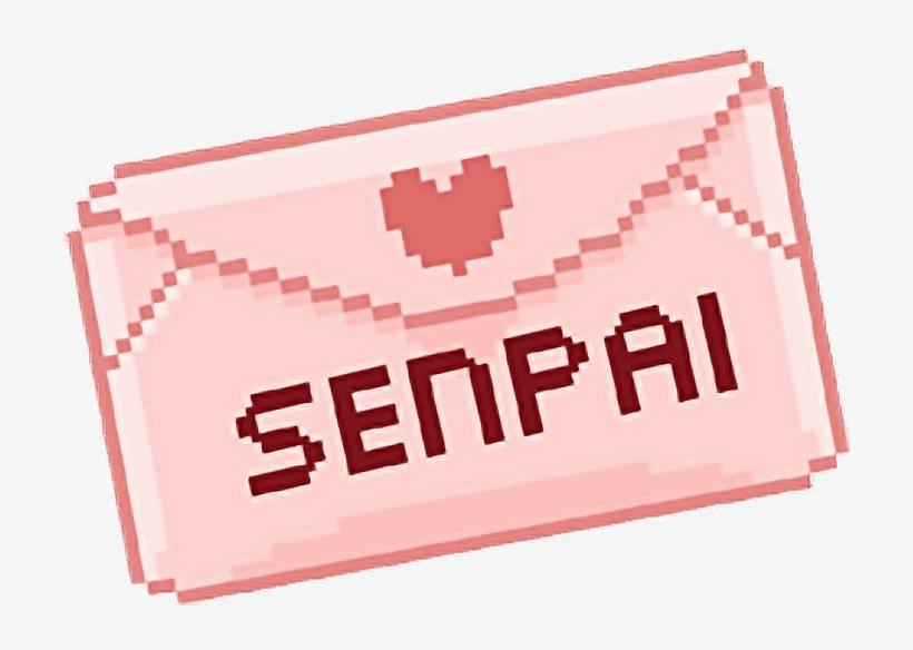 Report Abuse - Png Kawaii Pixel Senpai, transparent png #3418063