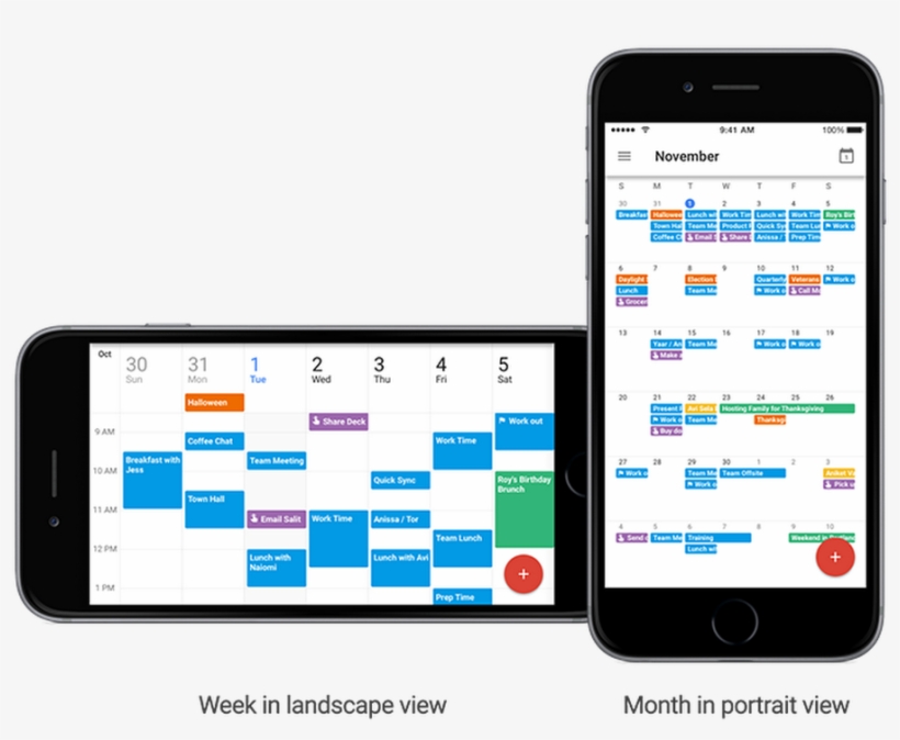 Calendar On Ios Week And Month View - Google Calendar Ios, transparent png #3418572
