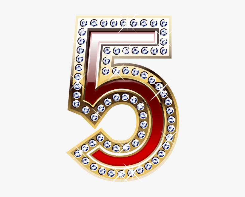 0, - Gold And Red Number Png, transparent png #3418611