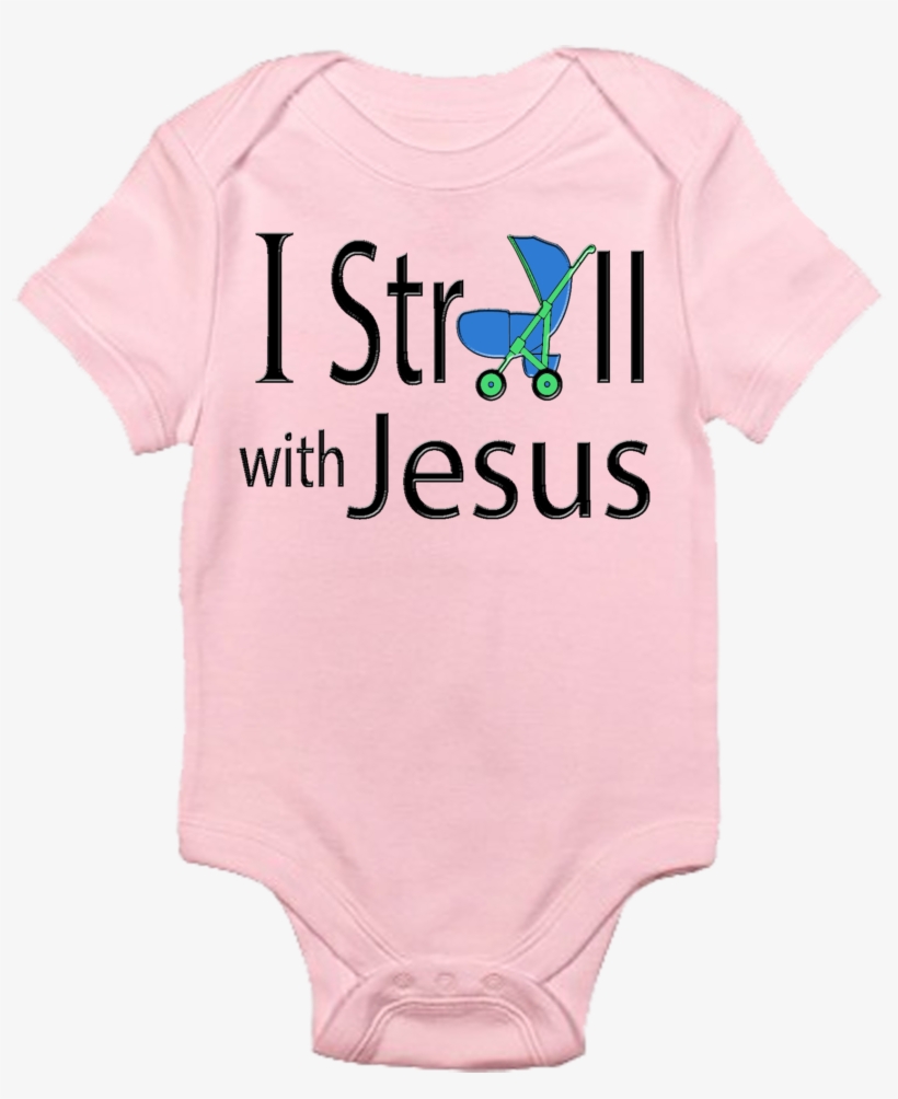 I Stroll With Jesus One-piece Baby Bodysuit Rayden, - Baby Bodysuit - As We Change The Diaper, transparent png #3419090