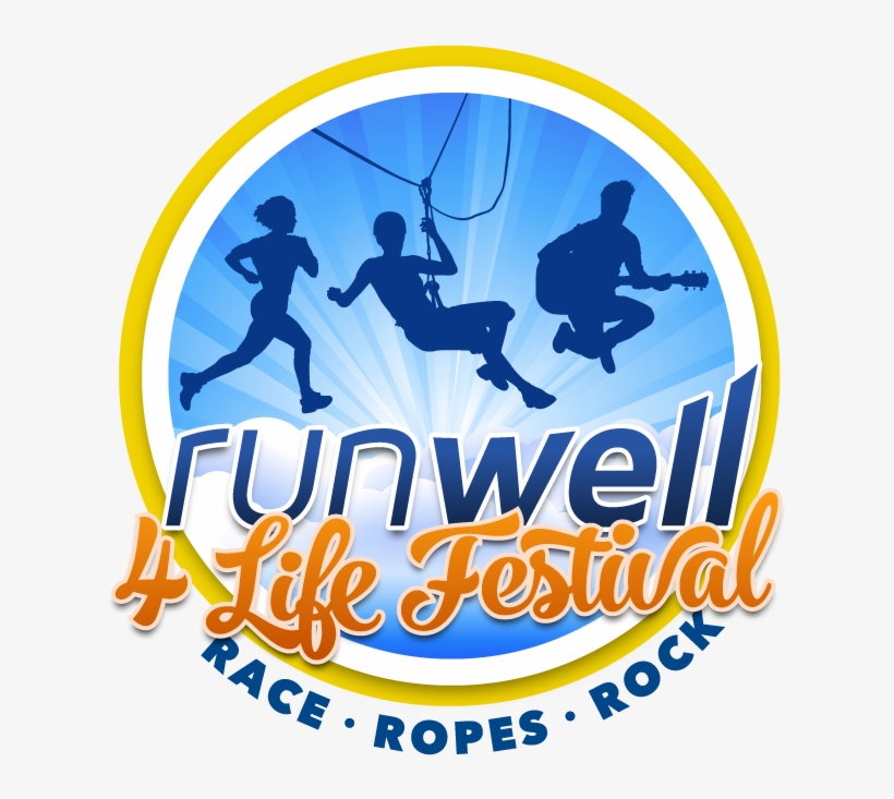 Runwell 4 Life Festival Logo - Accrobranche, transparent png #3419160