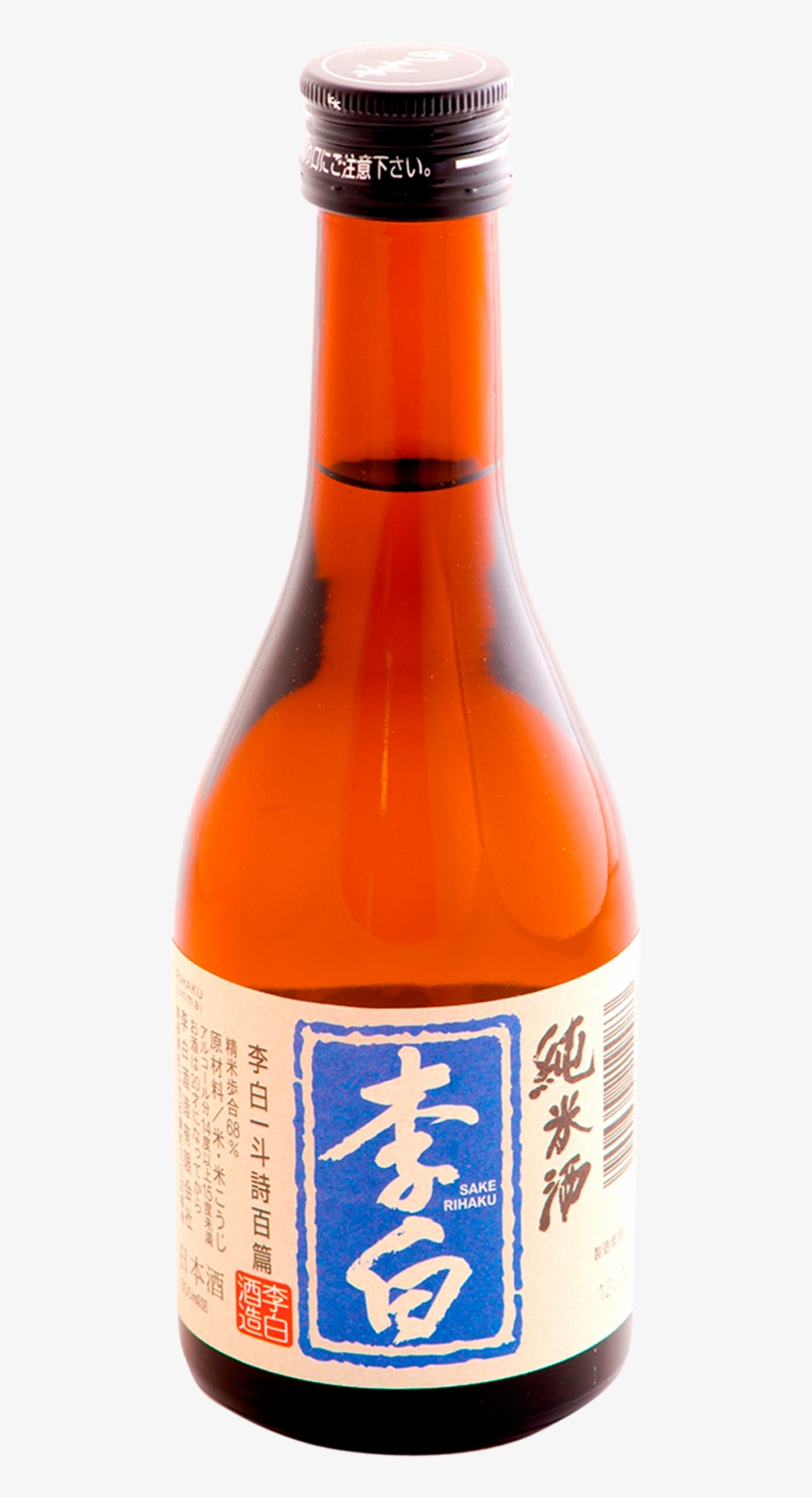 Rihaku Blue Purity Junmai Sake 300ml - 李白 純米酒 300ml, transparent png #3419419