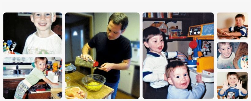 My Boys Enjoyed Cooking From A Very Young Age And Still - Toddler, transparent png #3419624