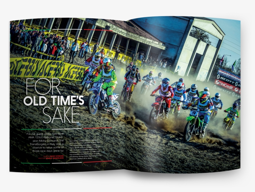 For Old Times Sake Motocross Magazine Racer Illustrated - Enduro, transparent png #3419733