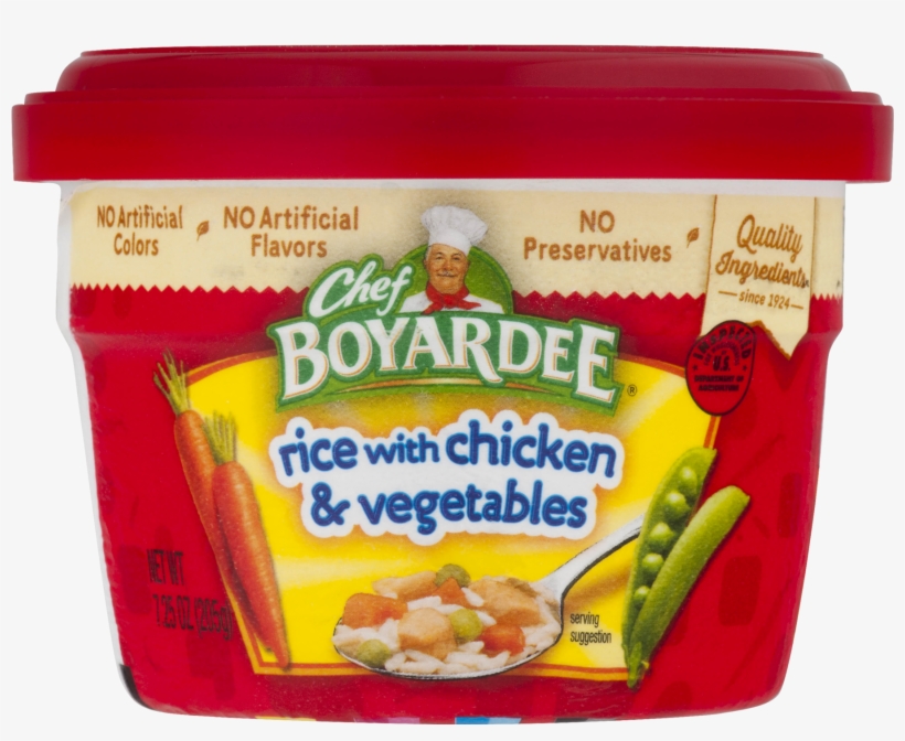 Chef Boyardee Microwave Rice & Chicken Vegetables, transparent png #3419781