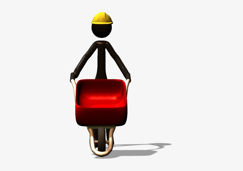Stick Figure Wheelbarrow Front Development Storyboard - Sign, transparent png #3419874