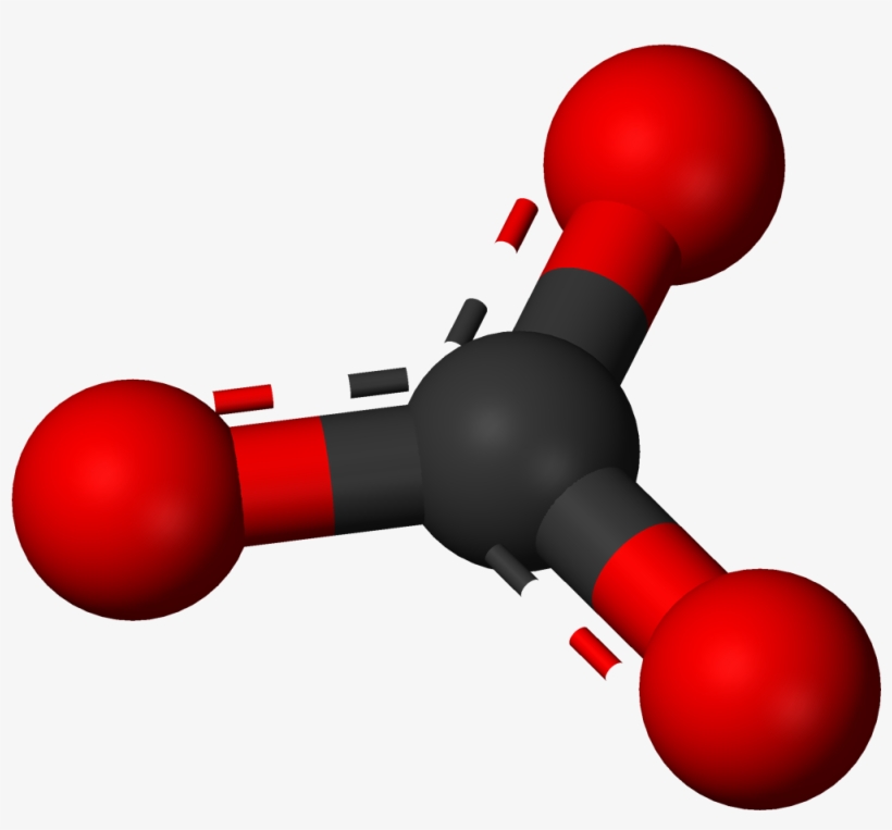 Carbonate 3d Balls - Molecula De Carbonato De Calcio, transparent png #3420062