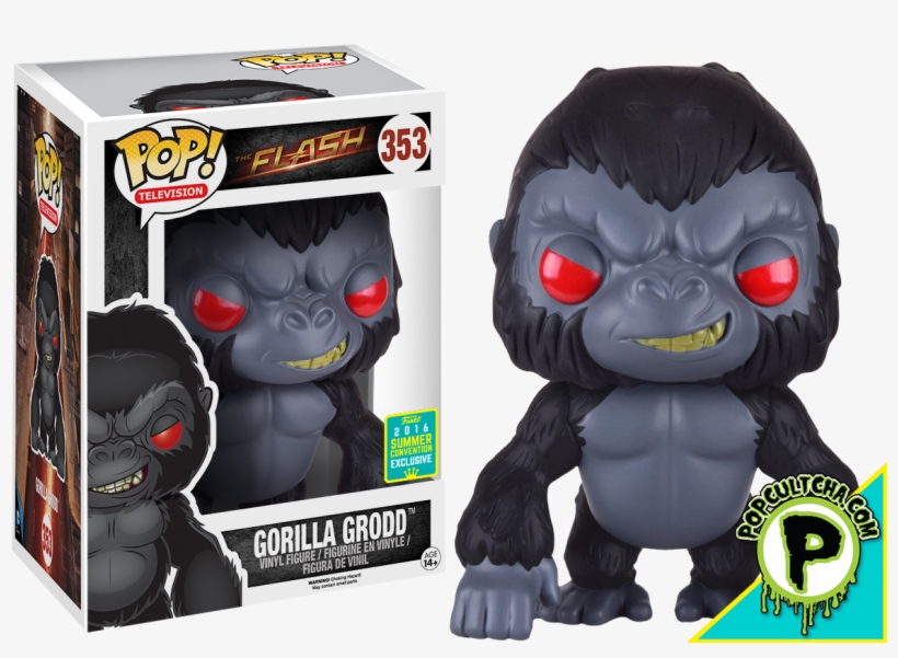 Gorilla Grodd 6" Super Sized Pop Vinyl Figure - Gorilla Grodd Funko Pop, transparent png #3420278