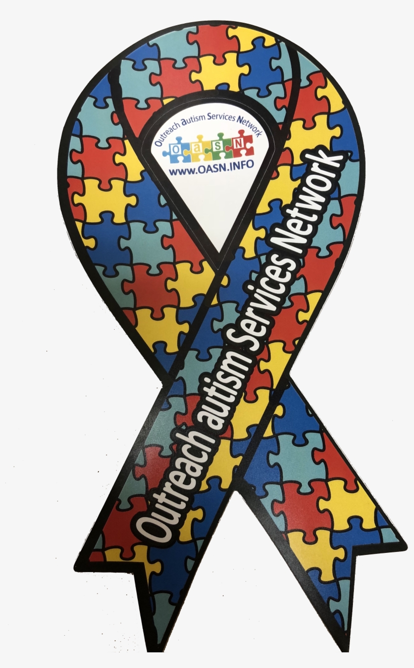 Autism Ribbon Magnets - Awareness Ribbon, transparent png #3420354