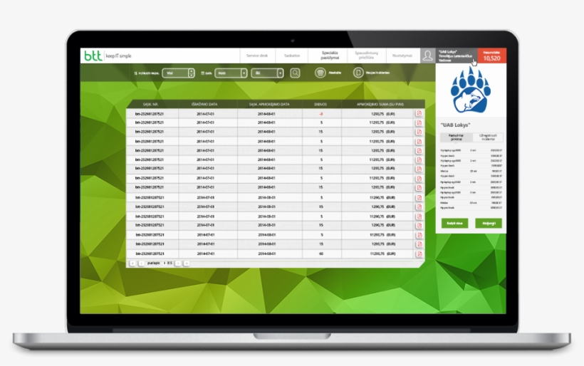 Btt Erp - Led-backlit Lcd Display, transparent png #3420433