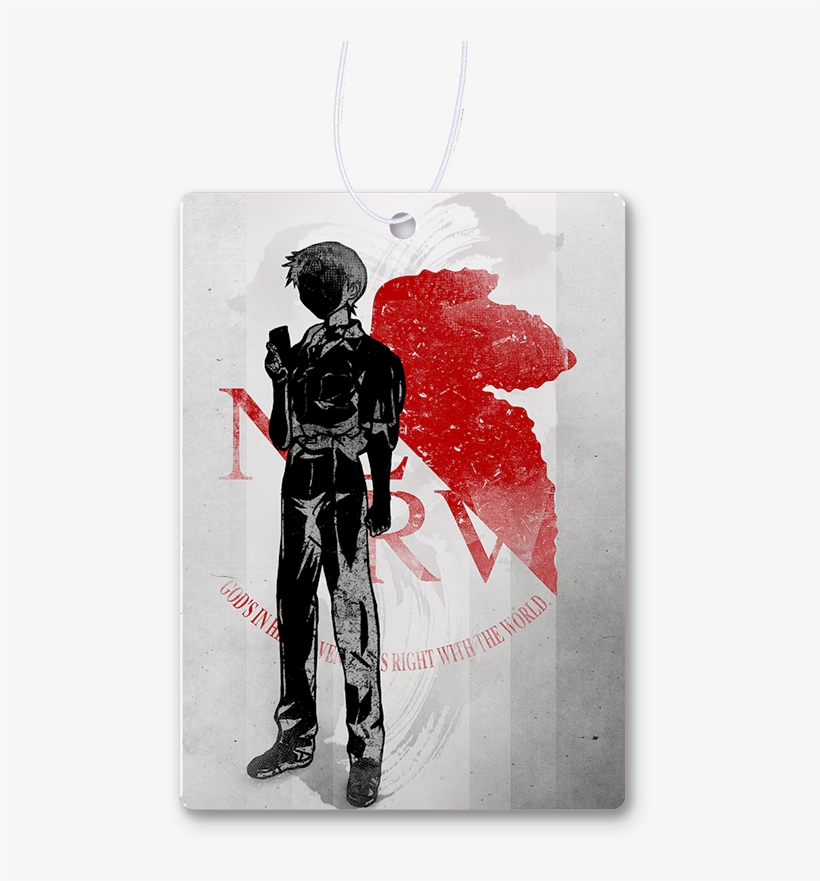 Crimson Shinji Air Freshener - Shinji Ikari, transparent png #3420667