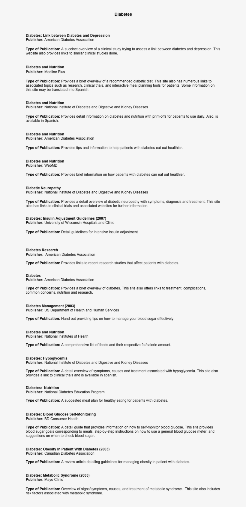 Diagnosis And Health Conditions List Diabetes Diabetes - Document, transparent png #3420671