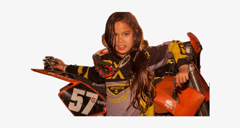 Kayla Leaning Agaisnt Bike Gold Slider - Lifejacket, transparent png #3420718