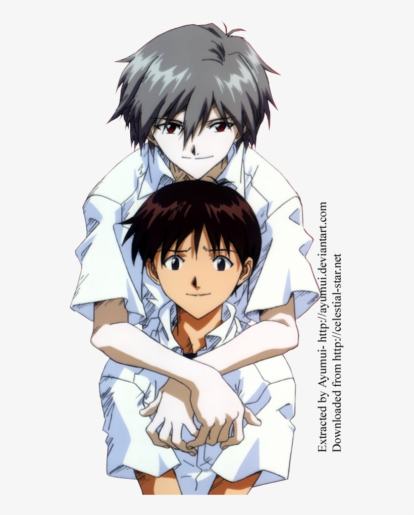 Members - Shinji Ikari And Kaworu Nagisa, transparent png #3420765