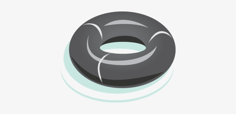 Innertube - Tire Tube Clip Art, transparent png #3420938