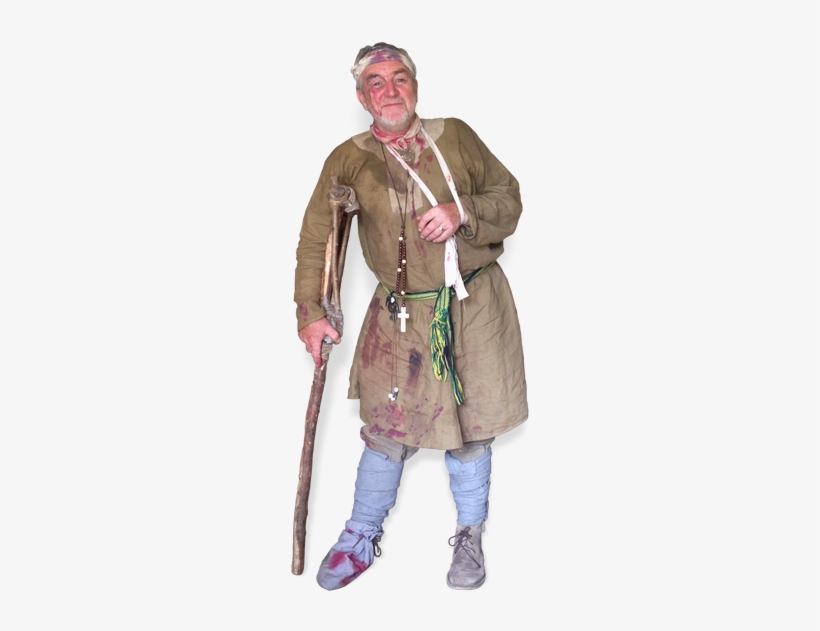 Photograph Of Lord Thorkild, Who Has Been Injured And - Costume, transparent png #3420985