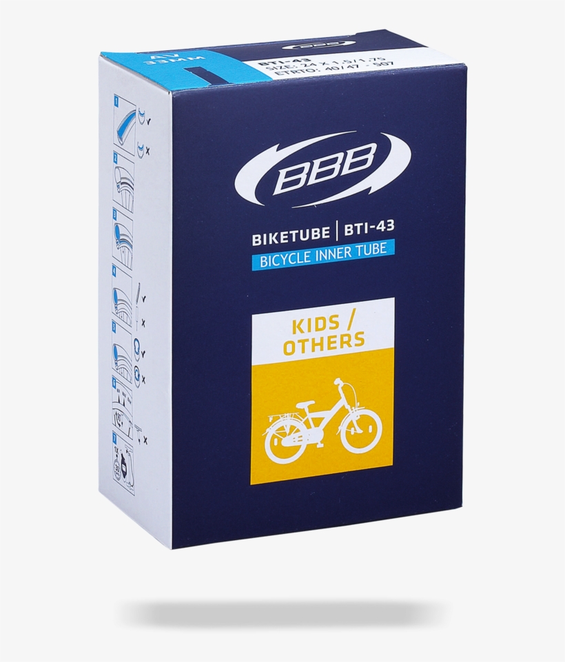 Biketube - Bbb Inner Tube Bike Tube Bti-40 Dunlop Valve, transparent png #3421129