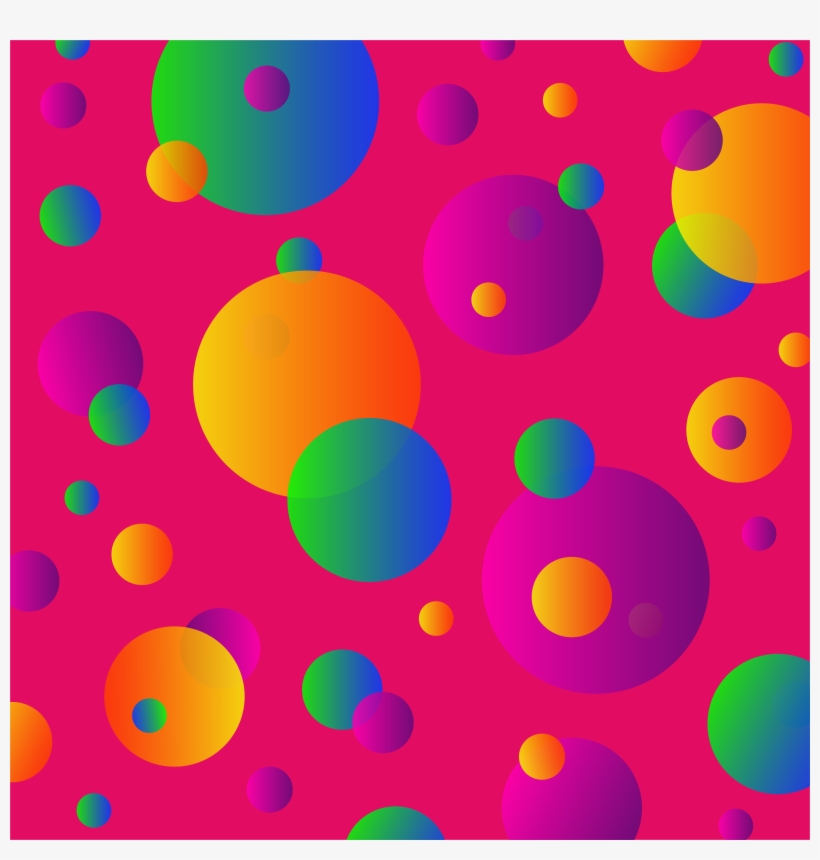 Circles, Colorful, And Dots Image - Party Pattern Clipart Png, transparent png #3421157