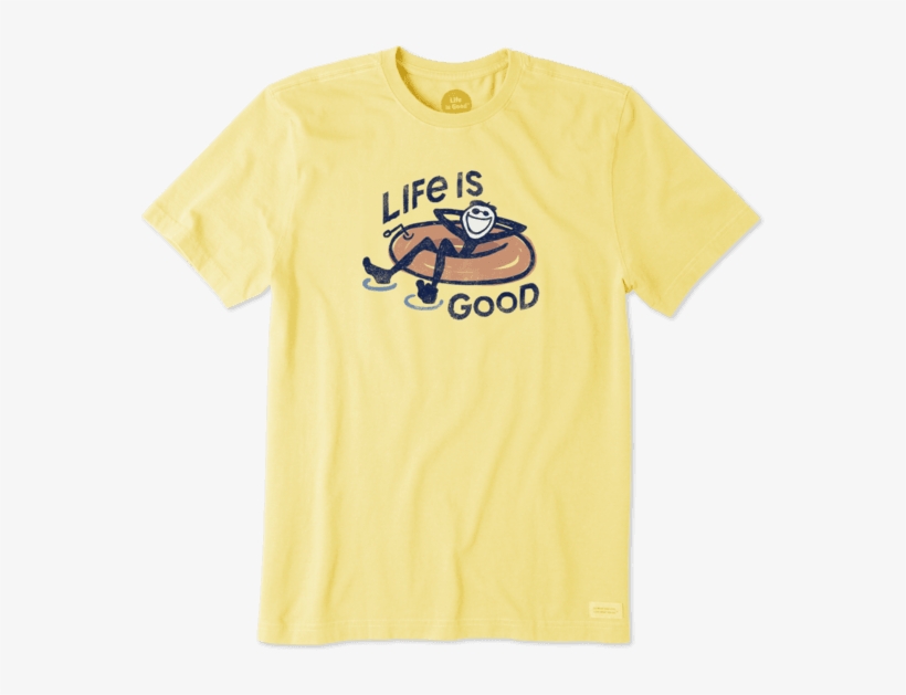 Men's Inner Tube Jake Crusher Tee - Yeah Buoy Life Is Good Shirt, transparent png #3421259