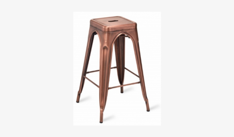 Zafra Vintage Copper Effect High Stool - Leto Junior Agility Pack, transparent png #3421478