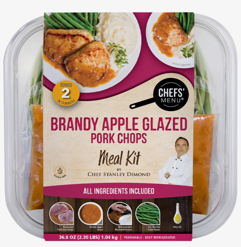Brandy Apple Glazed Pork Chops Brandy Apple Glazed - Brasileirissimos, transparent png #3422548