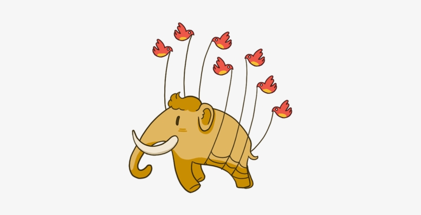 0 - Mastodon Sns, transparent png #3422597