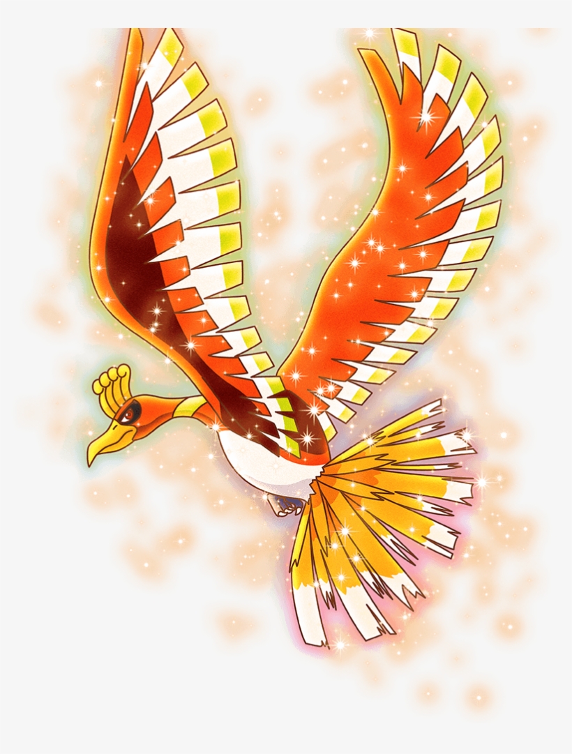 View Ho-oh , - Golden Eagle, transparent png #3423034