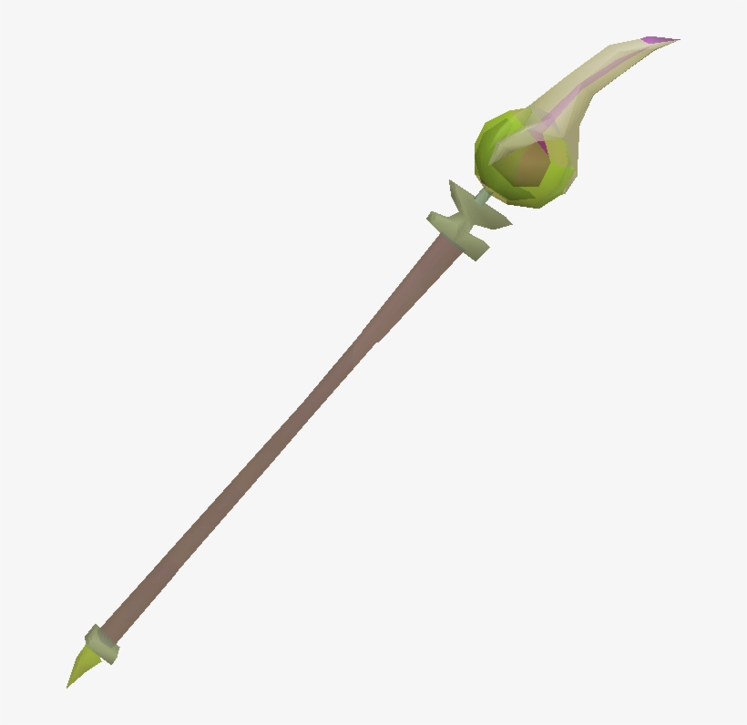 Toxic Staff Of The Dead - Osrs Staff - Free Transparent PNG Download - PNGk...