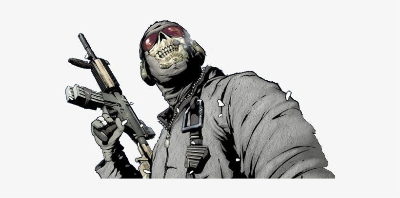 Call Of Duty Ghosts Render Download - Call Of Duty Modern Warfare 2 Ghost, transparent png #3424232