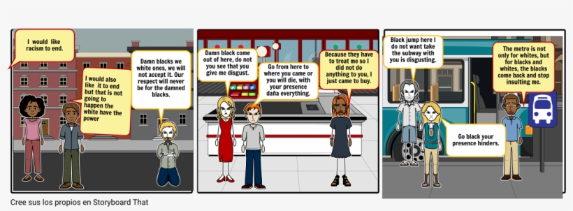 Racism - Cartoon, transparent png #3424555