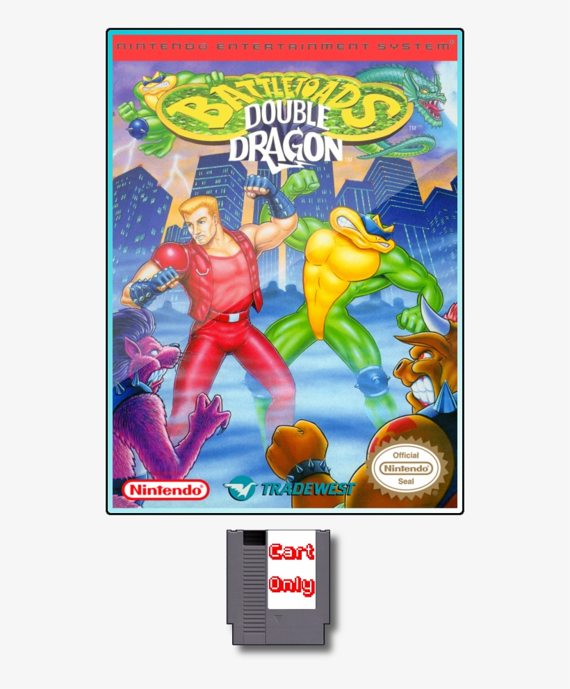 Battletoads / Double Dragon - Nes Battletoads And Double Dragon, transparent png #3424606