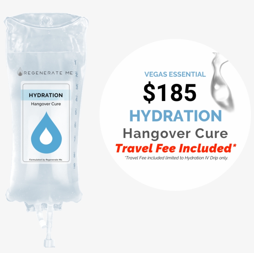 Regenerate Me Strip Home Iv Bag - Regenerate Me Iv Hydration Las Vegas, transparent png #3424675