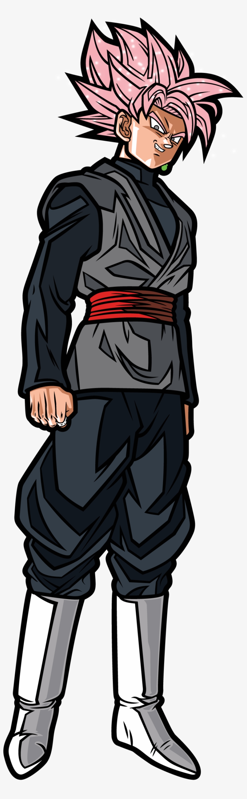 Super Saiyan Rosé Goku Black - Goku Black Rose Figpin, transparent png #3424721