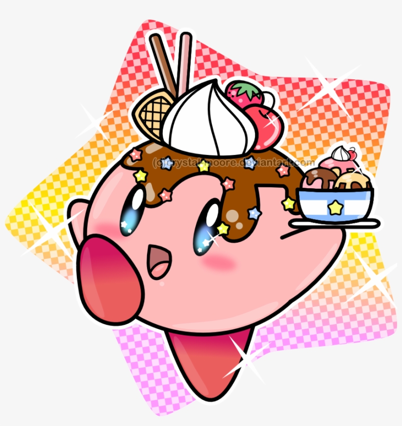 Kirby's Super Star Sundae Supreme By Crystal-moore - Supreme Kirby, transparent png #3424962