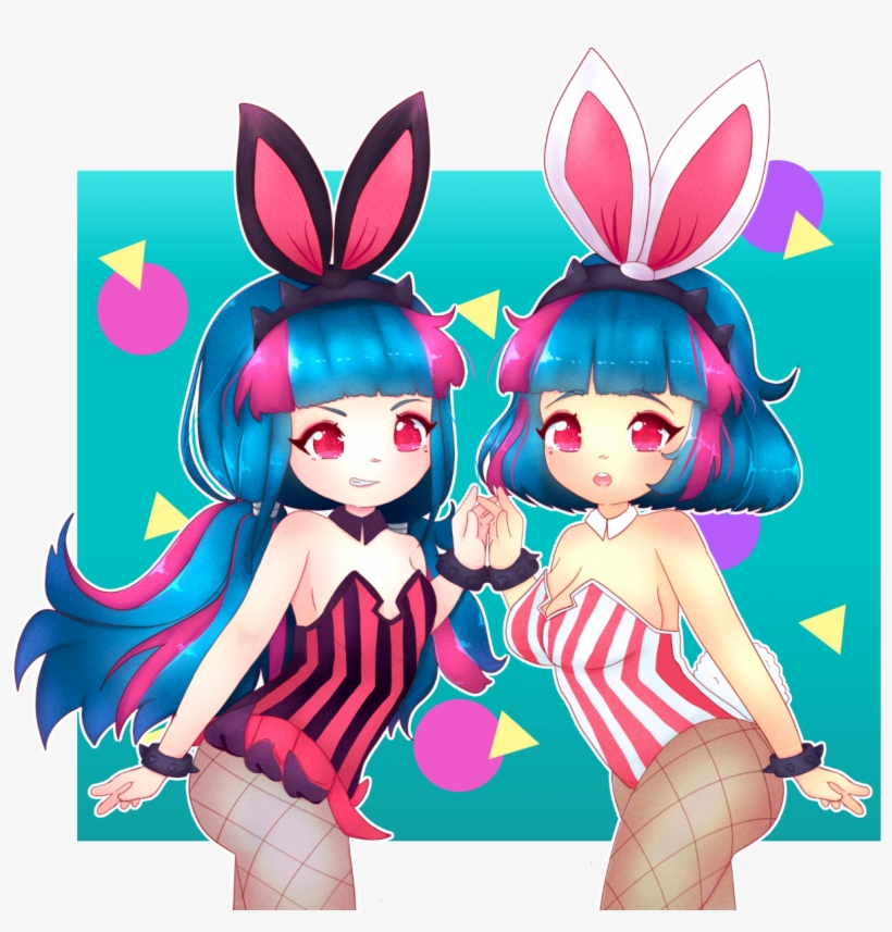 Some More Artsu~ Mint And Vanilla From Maplestory 2 - Maplestory 2 Bunny Girl, transparent png #3425174