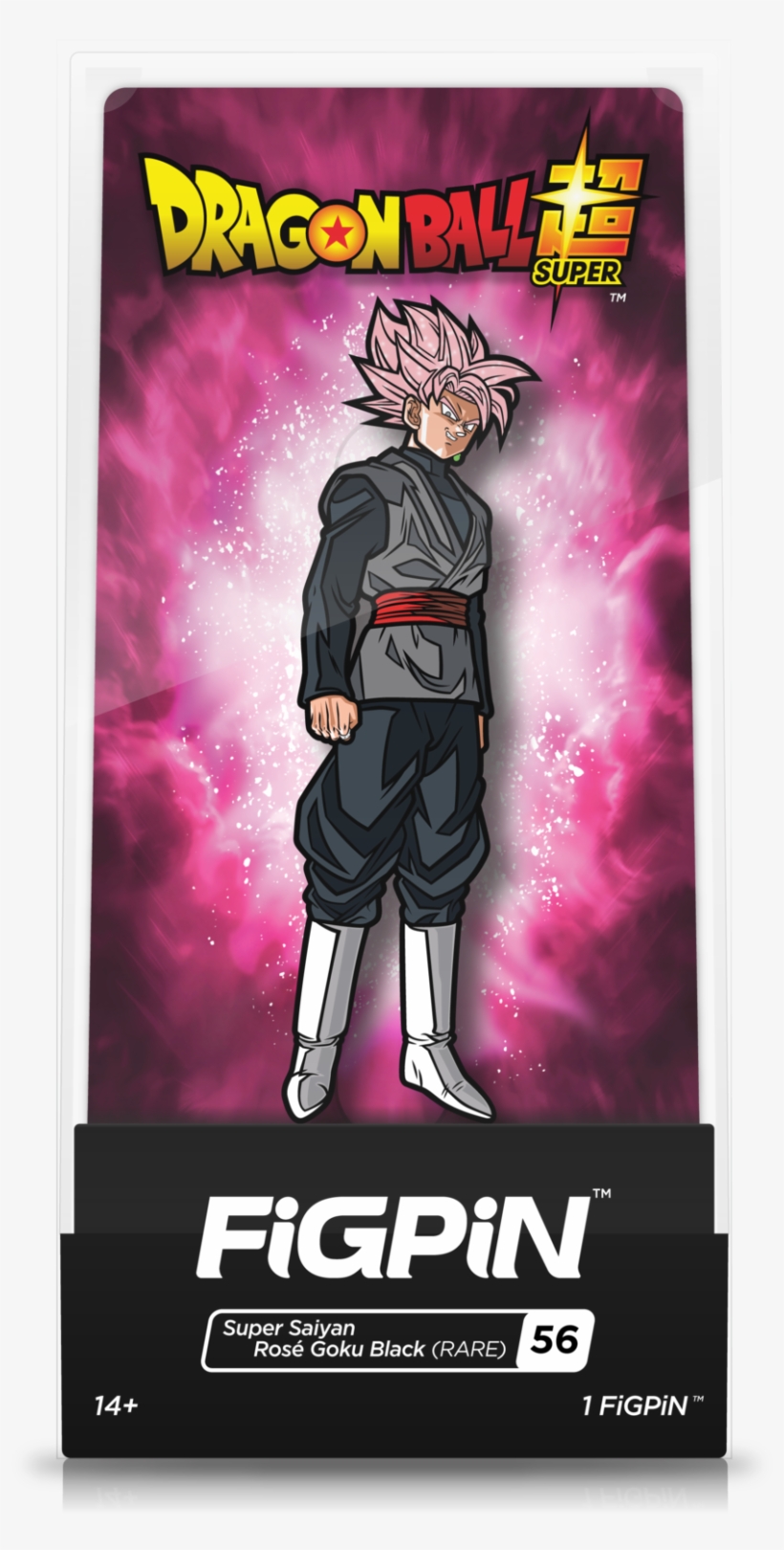 Super Saiyan Rosé Goku Black - Dragon Ball Super Figpin, transparent png #3425178