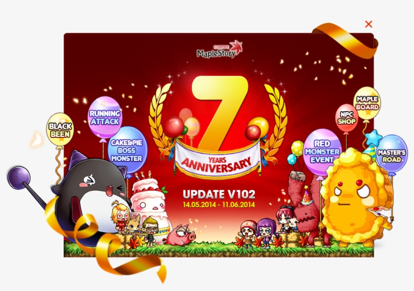 7th Anniversary Celebration, transparent png #3425305