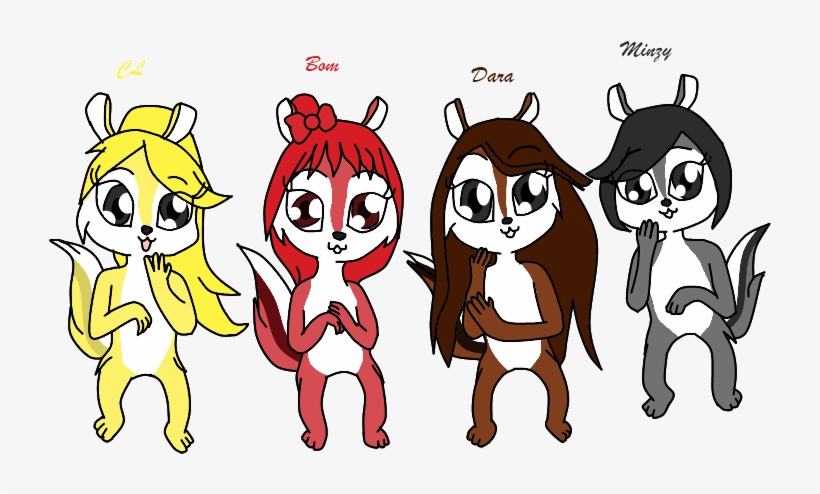 2ne1 Chipmunks - 2ne1, transparent png #3425756