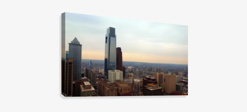 Philadelphia Skyline 1 Canvas Print - Wanamaker Organ, transparent png #3425757