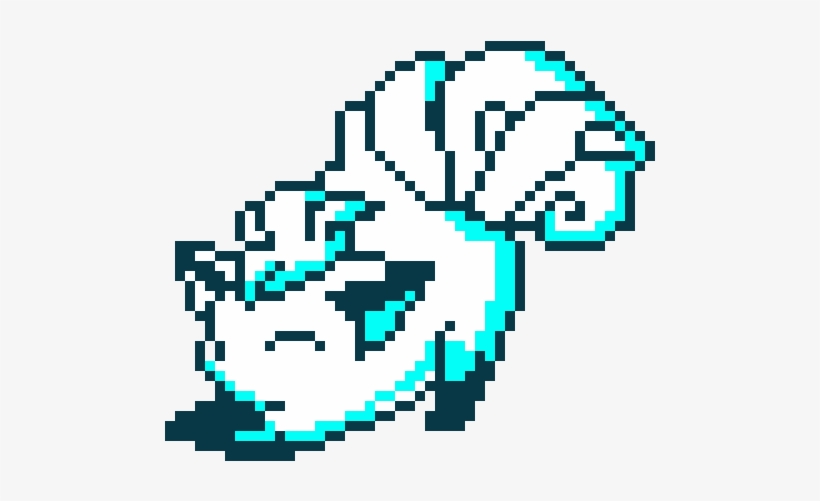 Alolan Vulpix Alolan Vulpix Pixel Art Free Transparent Png Download Pngkey