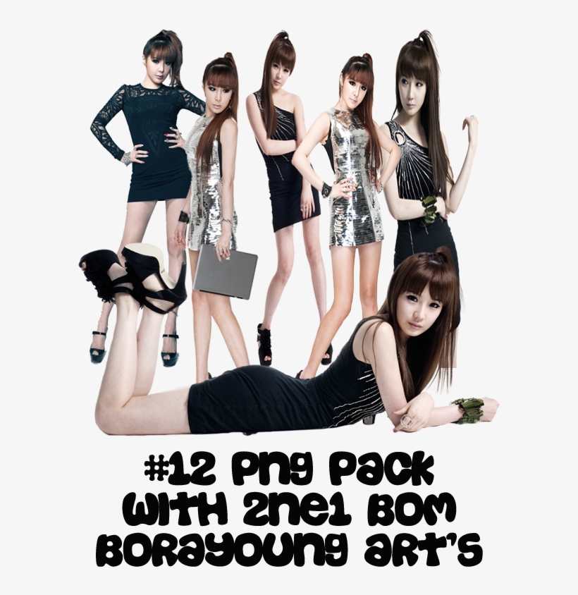 #12 Png Pack With Bom - 2ne1, transparent png #3425866