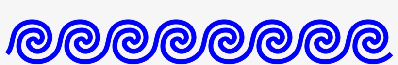 Greek Meander Ornament Pattern - Узоры Синие Пнг, transparent png #3425938