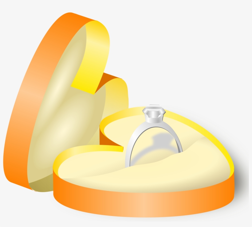 This Free Icons Png Design Of Wedding Ring In A Box, transparent png #3425997