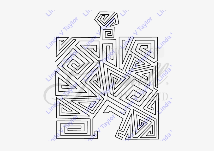 Lt 2212 Tt Greek Key - Line Art, transparent png #3426251