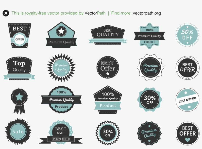 Royalty-free Ribbons & Labels Vector Set Visit & Download - Shed, transparent png #3426659