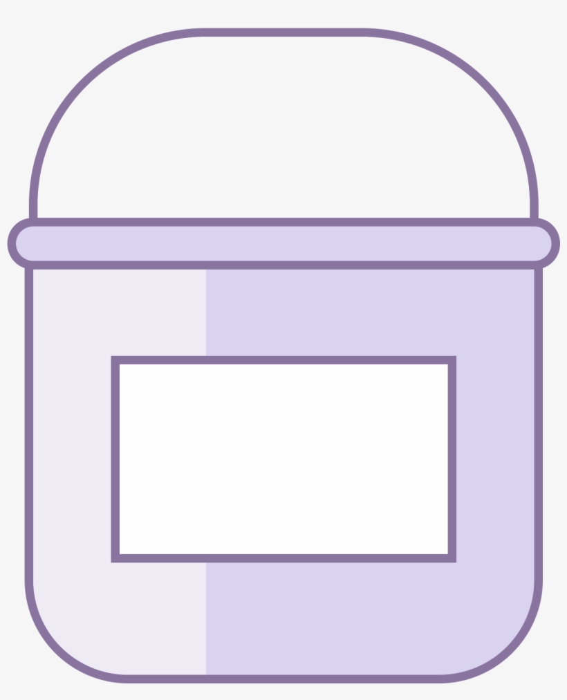 Paint Bucket With Label Icon - Architecture, transparent png #3426854