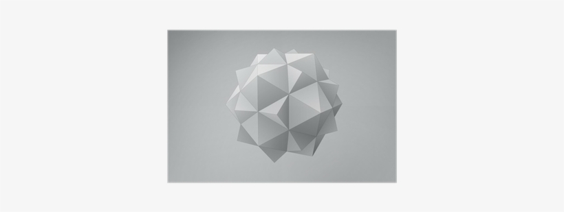 Dodecahedron-icosahedron Compound Figure Poster • Pixers® - Complex 3d Shapes Info, transparent png #3427684